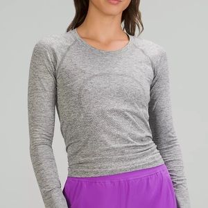 Lulu Lemon Gray long sleeve top